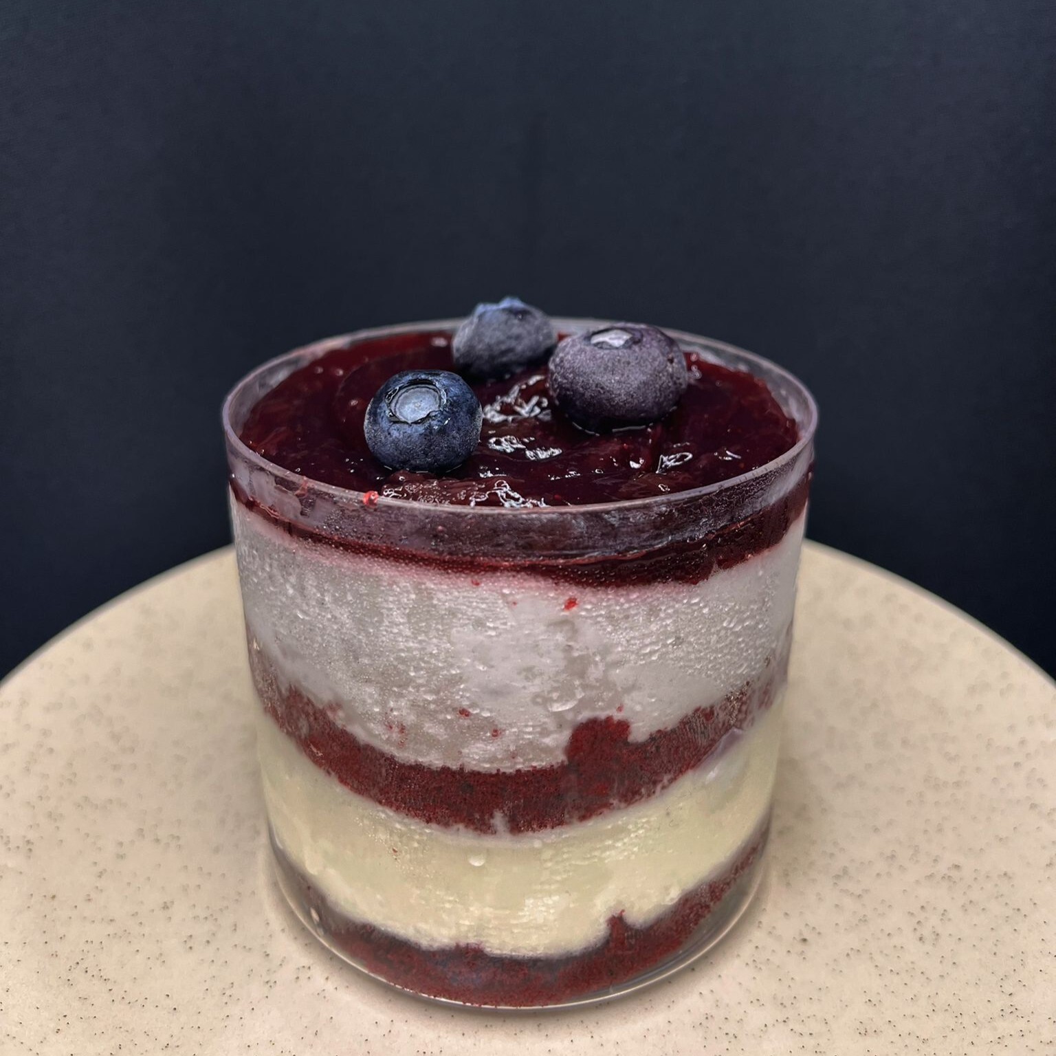 Yaban mersinli cake box