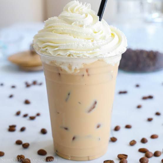 Iced white chocolate mocha