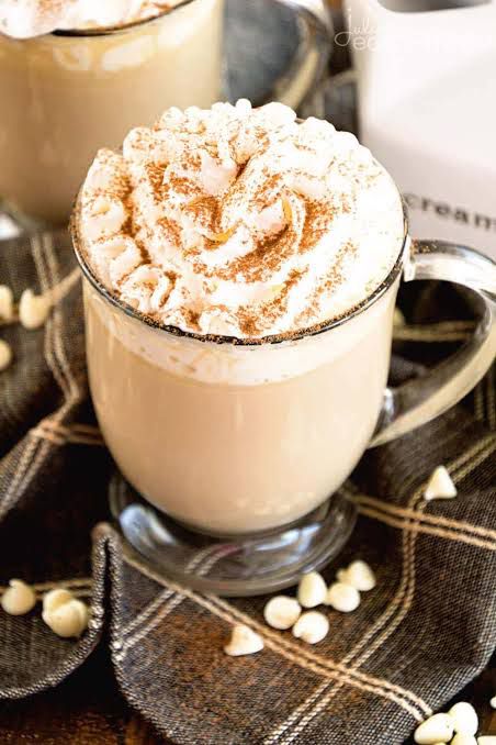 White chocolate latte