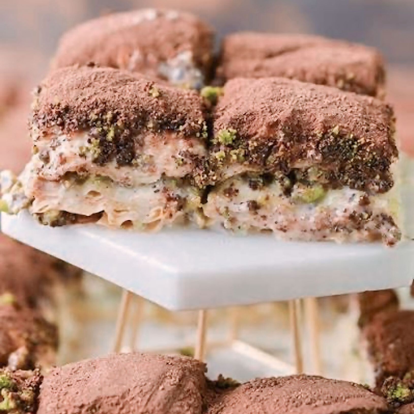 Soğuk baklava porsiyon